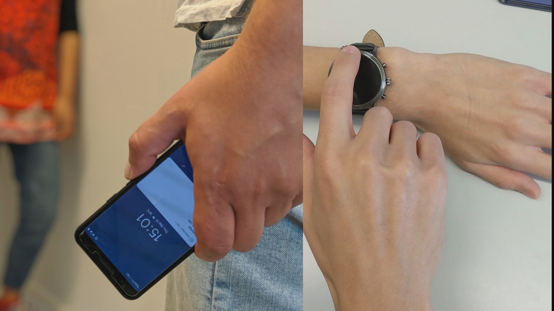 Hidden Interaction Techniques: Concealed Information Acquisition and Texting on Smartphones and Wearables