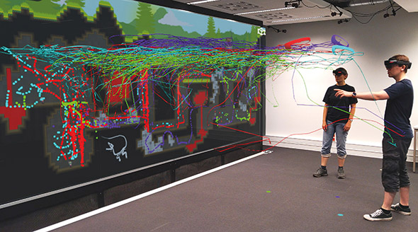 MIRIA: A Mixed Reality Toolkit for the In-Situ Visualization and Analysis of Spatio-Temporal Interaction Data