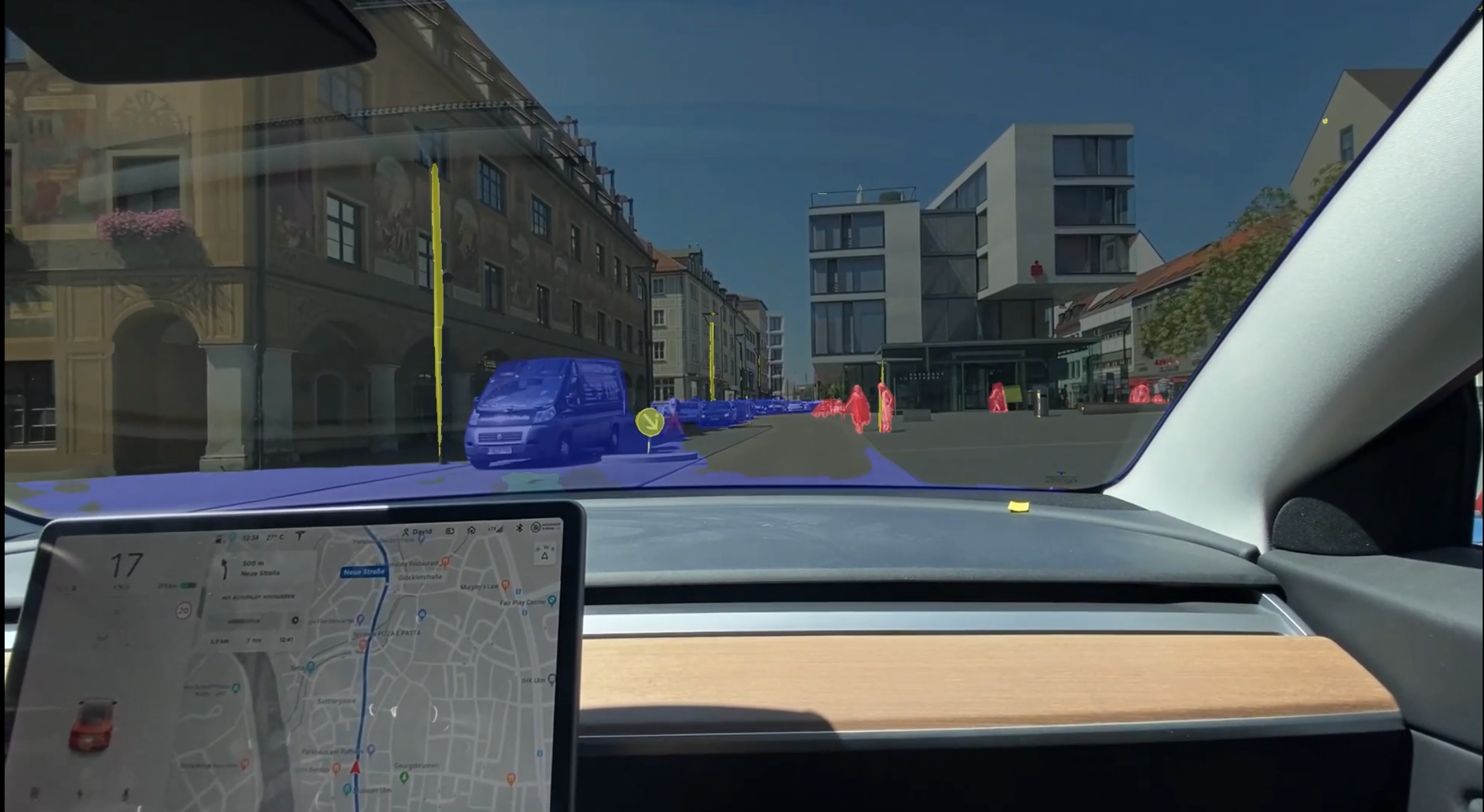 Effects of Semantic Segmentation Visualization on Trust, Situation Awareness, and Cognitive Load in Highly Automated Vehicles