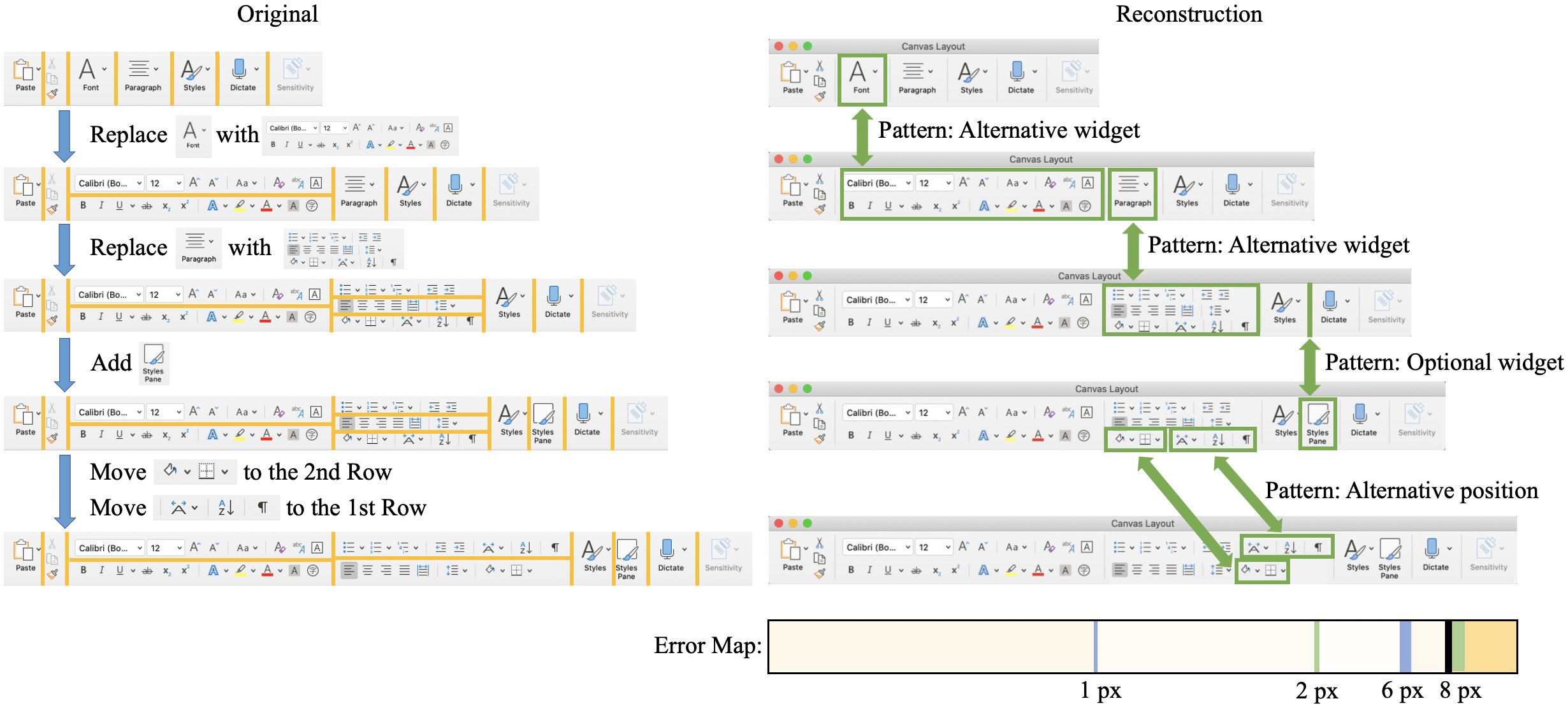 ReverseORC: Reverse Engineering of Resizable User Interface Layouts with OR-Constraints