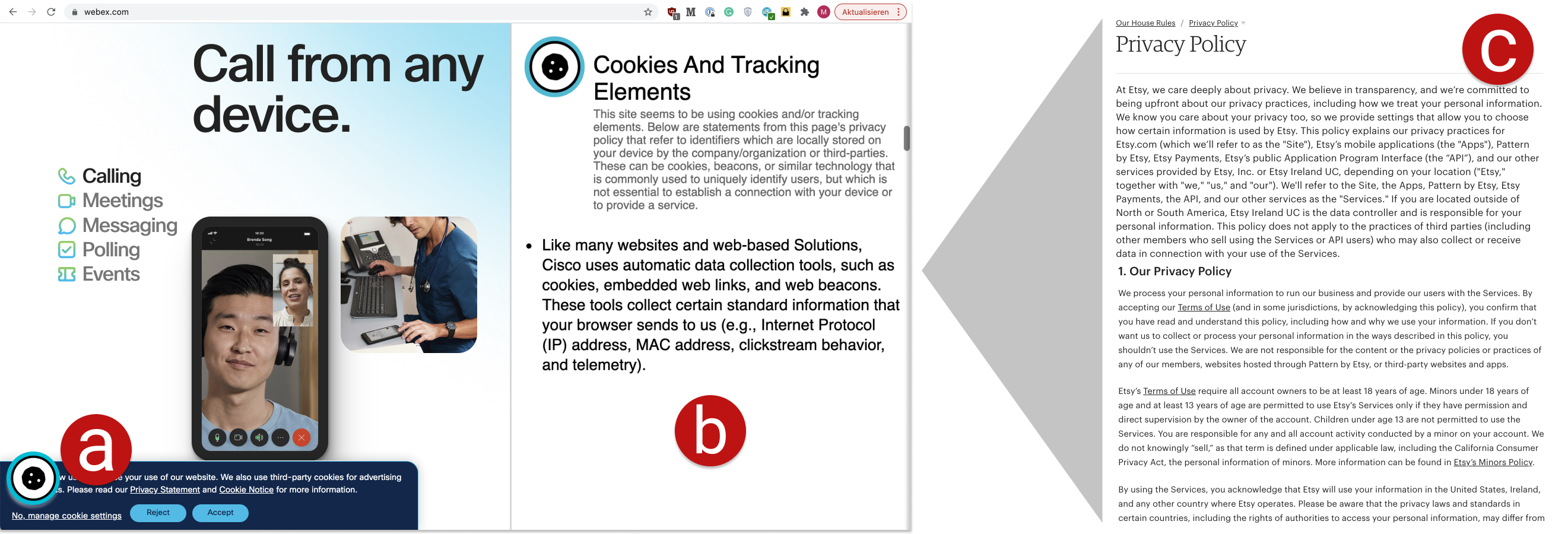 Automating Contextual Privacy Policies: Design and Evaluation of a Production Tool for Digital Consumer Privacy Awareness