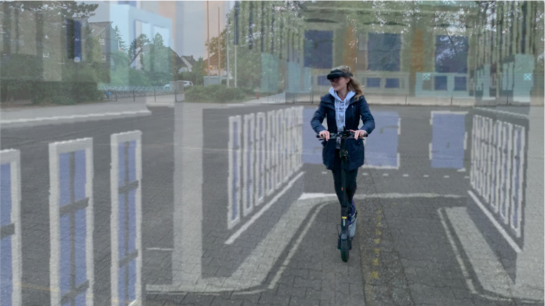 E-ScootAR: Exploring Unimodal Warnings for E-Scooter Riders in Augmented Reality