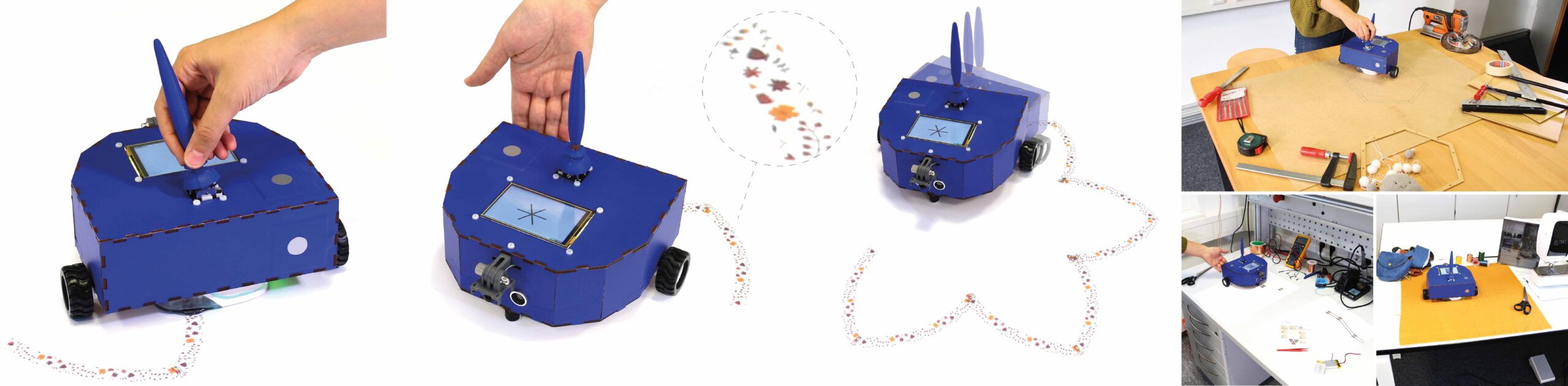 Handheld Tools Unleashed: Mixed-Initiative Physical Sketching with a Robotic Printer