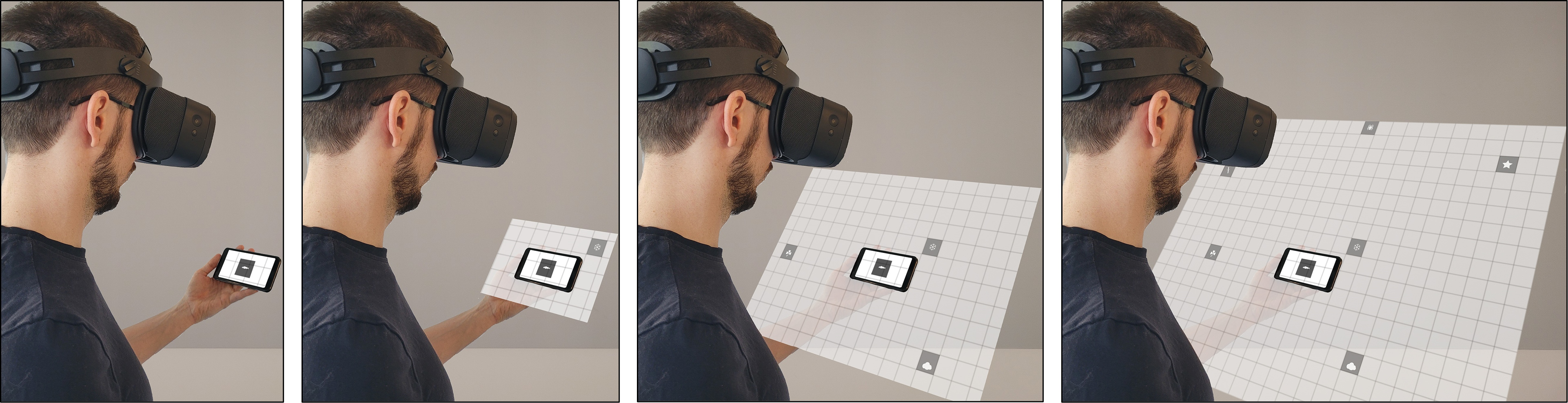 ARound the Smartphone: Investigating the Effects of Virtually-Extended Display Size on Spatial Memory