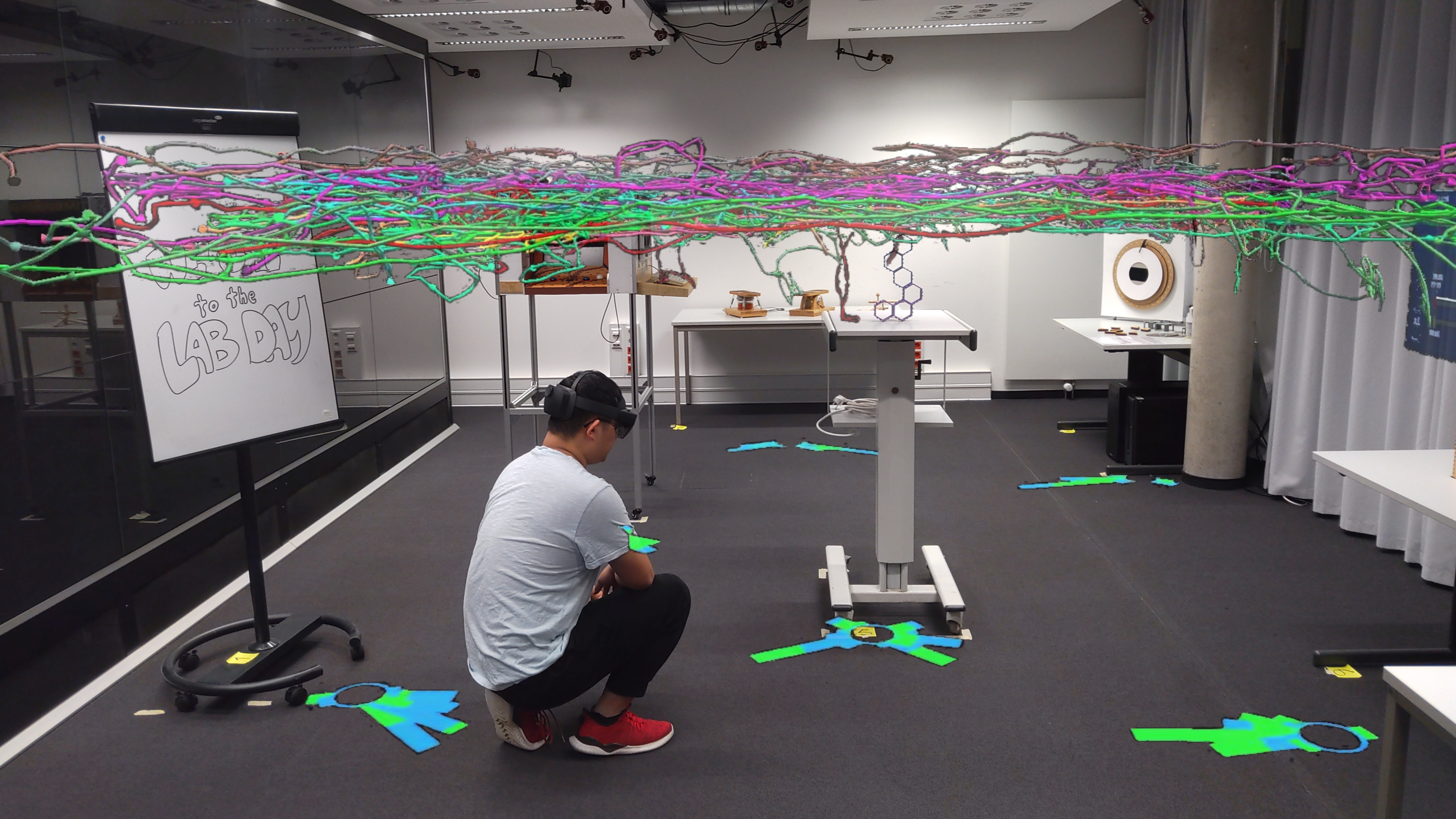 PEARL: Physical Environment based Augmented Reality Lenses for In-Situ Human Movement Analysis